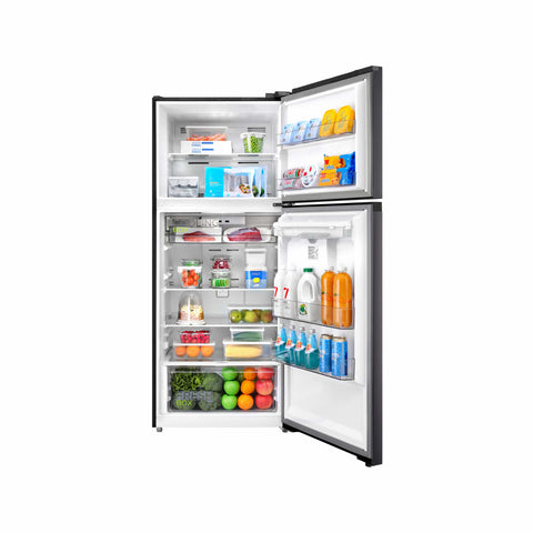 Refrigerador Top Mount Inverter Quattro Jazz Black 15 pies cúbicos