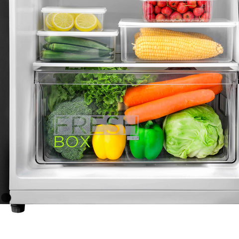 Refrigerador Top Mount Inverter Quattro Jazz Black 10 pies cúbicos