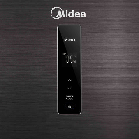 Refrigerador Top Mount Inverter Quattro Jazz Black 15 pies cúbicos